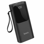 АКБ внешняя 10000 mAh Hoco J41 (2*USB/microUSB/Type-C/Lighting) Черная