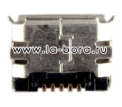 Разъем microUSB для Nokia 8600/6303/6500S/6600S/7900/8800 Arte/701/C6-01/C7-00/X7