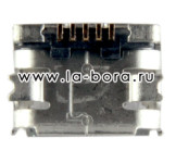 Разъем microUSB для Nokia N85/N86/E66/6730/C2-02/C2-03/C2-06/C2-07/C5