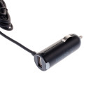 Автомобильная зарядка USB  mA Belkin для iPhone 5/6/iPad 4/Air/mini + кабель Черная