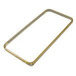 Бампер для iPhone 6 Plus Fashion металл с золотистым контуром Золото