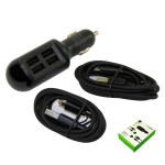 Автомобильная зарядка USB 1 000 mA Belkin (4*USB) для iPhone 5/6/iPad 4/Air/mini/microUSB Черная