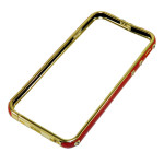 Бампер для iPhone 4 Hermes металлический Красный