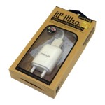 Автомобильная зарядка USB 1000 mA Proda (RP-U11) + кабель для iPhone Lightning (8 pin) Белая