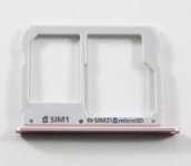 SIM лоток для Samsung A310F/A510F (A3/A5) Розовое золото