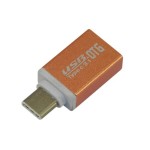 Переходник OTG USB -> Type-C (тех упак) Розовый