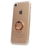 Чехол для iPhone 7/8 Hoco Metall finger ring bracket Розовое золото