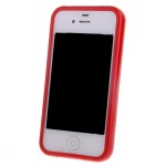 Бампер для iPhone 4 Melia Красный