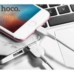 Кабель Lightning Hoco X13 Easy 2,4A (100см) Белый