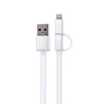 Кабель Lightning/microUSB Remax RC-020t Aurora (100 см) Белый