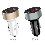Автомобильная зарядка USB 2100 mA Hoco Z26 (2*USB) Белая