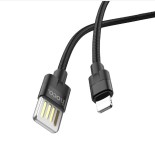 Кабель Lightning Hoco U55 (120 см) Черный