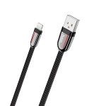 Кабель Lightning Hoco U74 (120 см) Черный