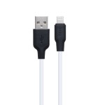 Кабель Lightning Hoco X21 Plus Silicone 2A (100 см) Белый