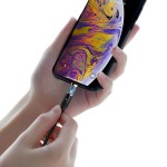 Кабель Lightning Hoco U76 Fresh magnetic (120 см) Черный