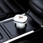 Автомобильная зарядка USB Borofone BZ12B Lasting (QC3.0/PD3.0+ Lightning) Белая