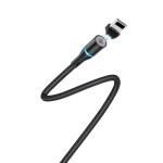 Кабель Lightning Borofone BU16 Skill magnetic (120 см) Черный