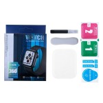 Защитная пленка для Apple Watch 7/8/9 41mm UV комплект (клей, лампа)