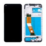 Дисплей для Samsung A115F (A11) модуль Черный OR Ref (SP)