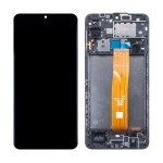 Дисплей для Samsung A125F (A12) модуль Черный OR Ref (SP)