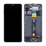 Дисплей для Samsung A127F (A12 Nacho) модуль Черный OR Ref (SP)
