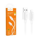 Кабель Lightning Hoco X107 Favor 2,4 A (200 см) Белый