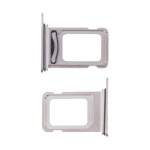 SIM лоток для iPhone 15 Pro/15 Pro Max (Dual SIM) Серый
