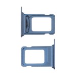 SIM лоток для iPhone 15 Pro/15 Pro Max (Dual SIM) Синий