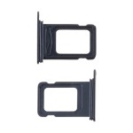 SIM лоток для iPhone 15/15 Plus (Dual SIM) Черный