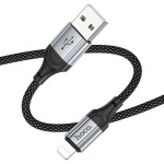 Кабель Lightning Hoco X102 Fresh 2.4A (100 см) Черный
