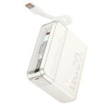 АКБ внешняя 10000 mAh Hoco Q38 Excellent (Type-C/Lighting) Белая