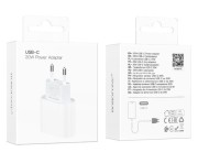 Сетевая зарядка Type-C Borofone BA100A (PD20W) Белая