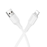Кабель Lightning Hoco X120 Beneficio (100 см) Белый