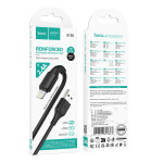 Кабель Lightning Hoco X120 Beneficio (100 см) Черный